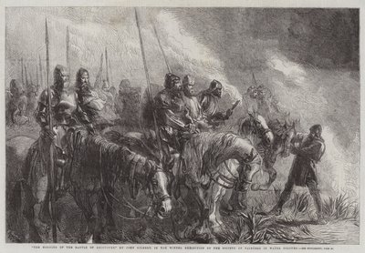 The Morning of the Battle of Agincourt, in the Winter Exhibition of the Society of Painters in Water Colours by John Gilbert